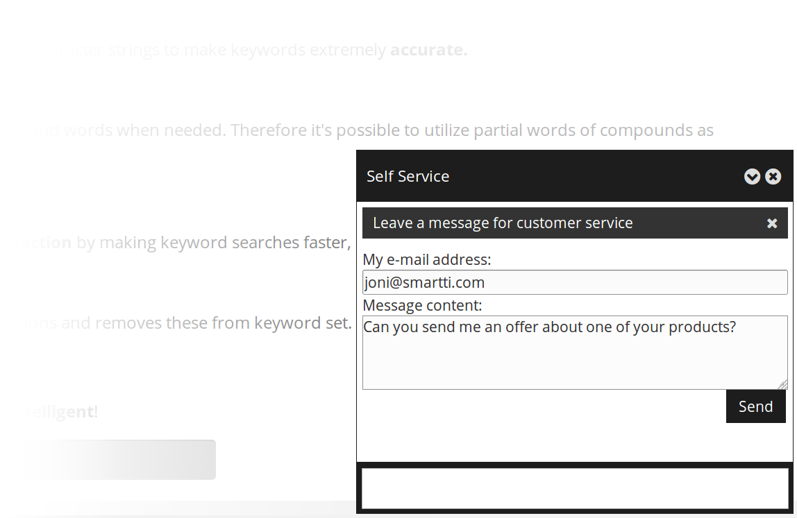 smartifik customer service words to use